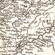 old Germany map map