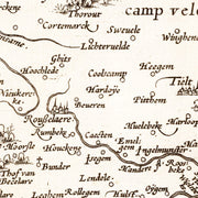 old Belgium map map