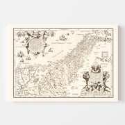map of The Holy Land