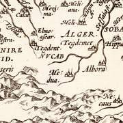 old North Africa map