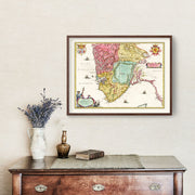 Norway map art