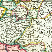 old Germany map map