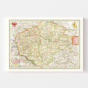 map of Bohemia map