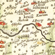 old Bohemia map map