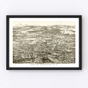 Kingston Vintage Map 1875