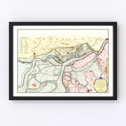 Antwerp Vintage Map 1665