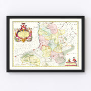 Limburg Vintage Map 1665