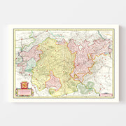 map of Luxembourg