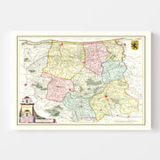 map of Ypres