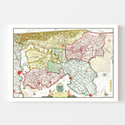map of Netherlands