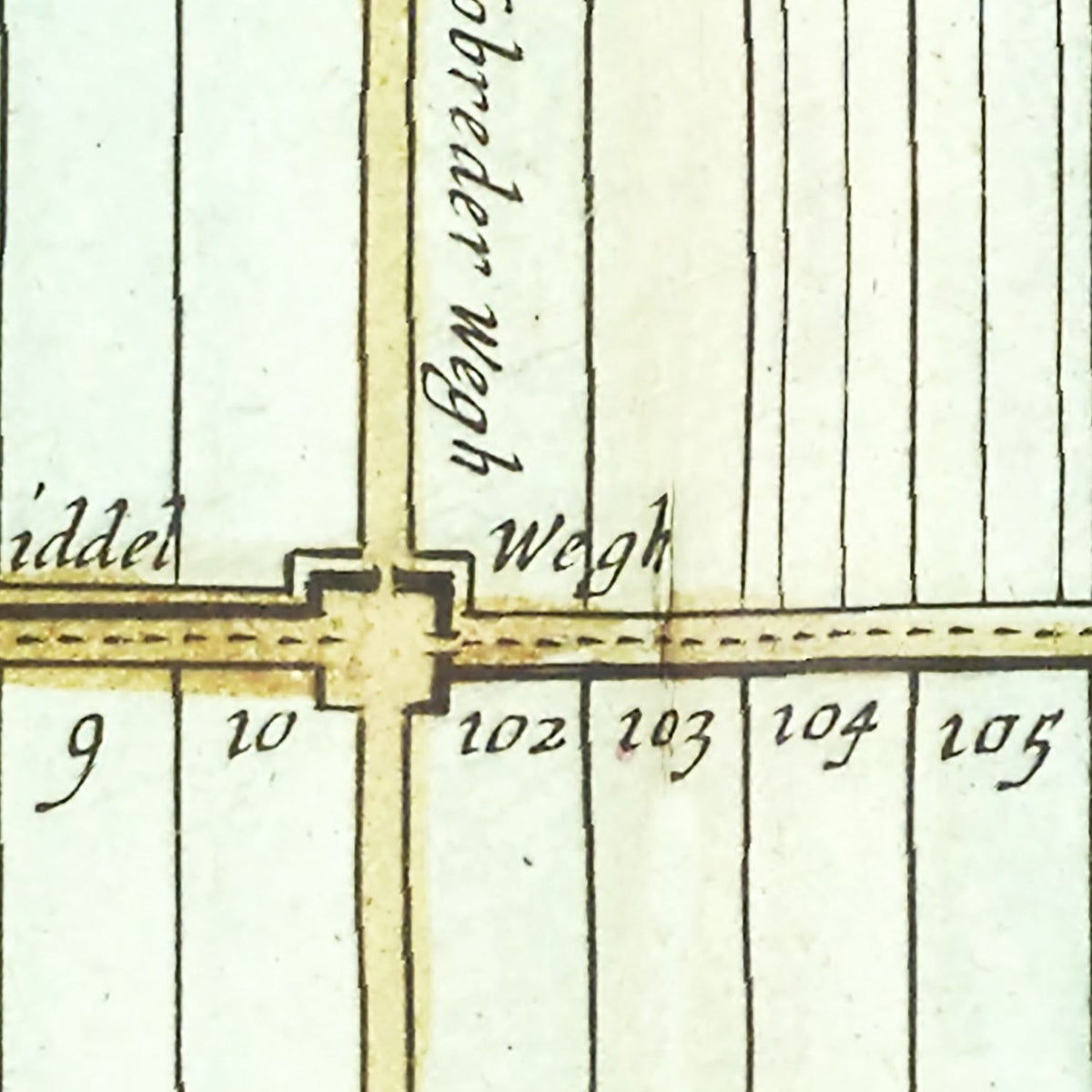 Restored historic details from the 1665 region map of County