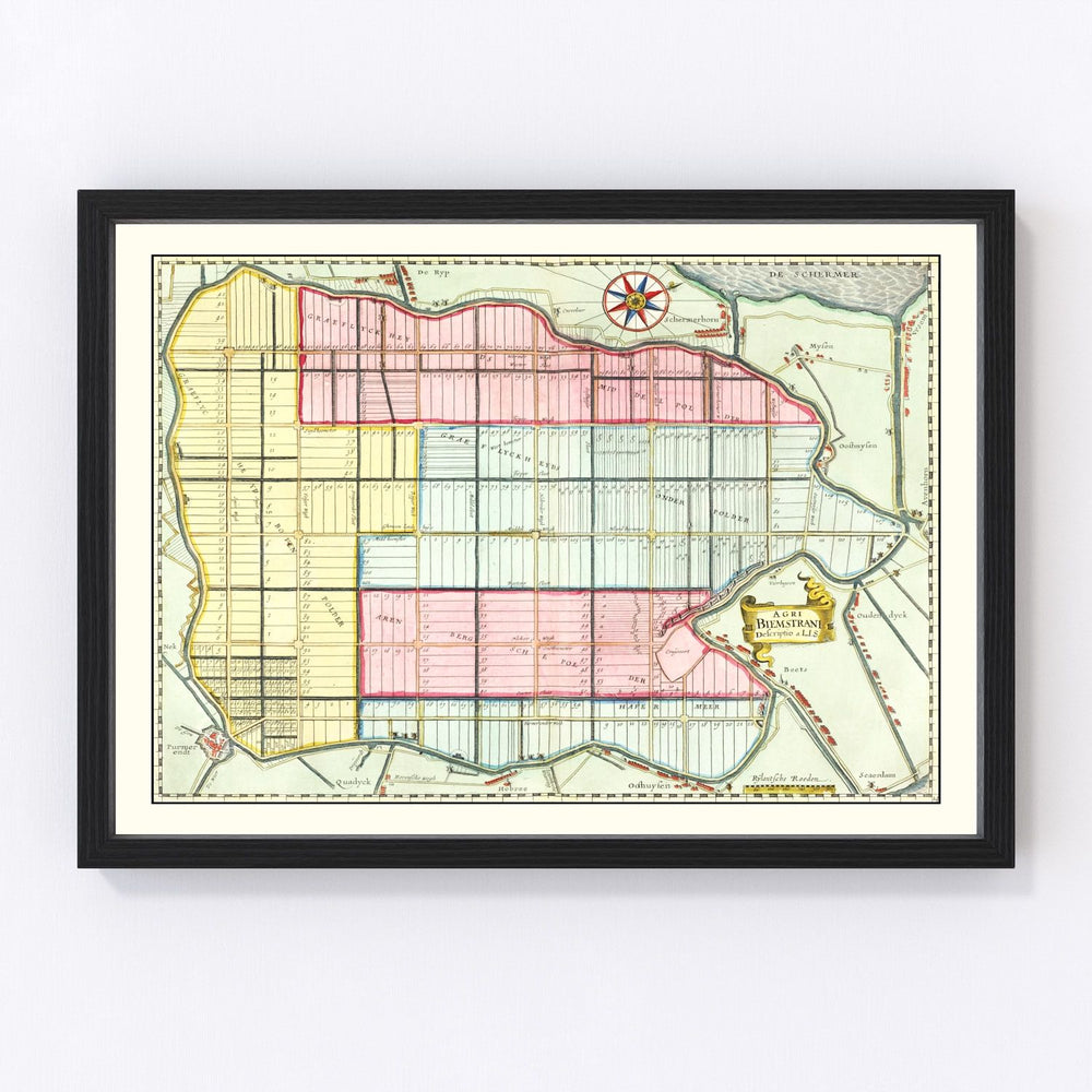 Beemster Vintage Map 1665