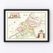 Zeeland Vintage Map 1665