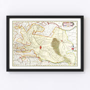 Utrecht Vintage Map 1665