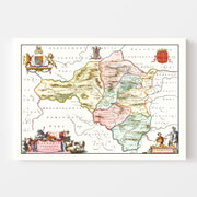 map of Radnorshire