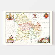 map of Brecknockshir