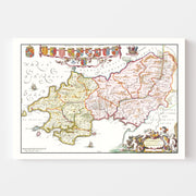 map of Pembrokeshire