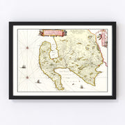 West Galloway Vintage Map 1665