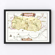 Annandale Vintage Map 1665