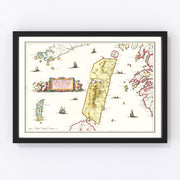 The Isle of Jura Vintage Map 1665