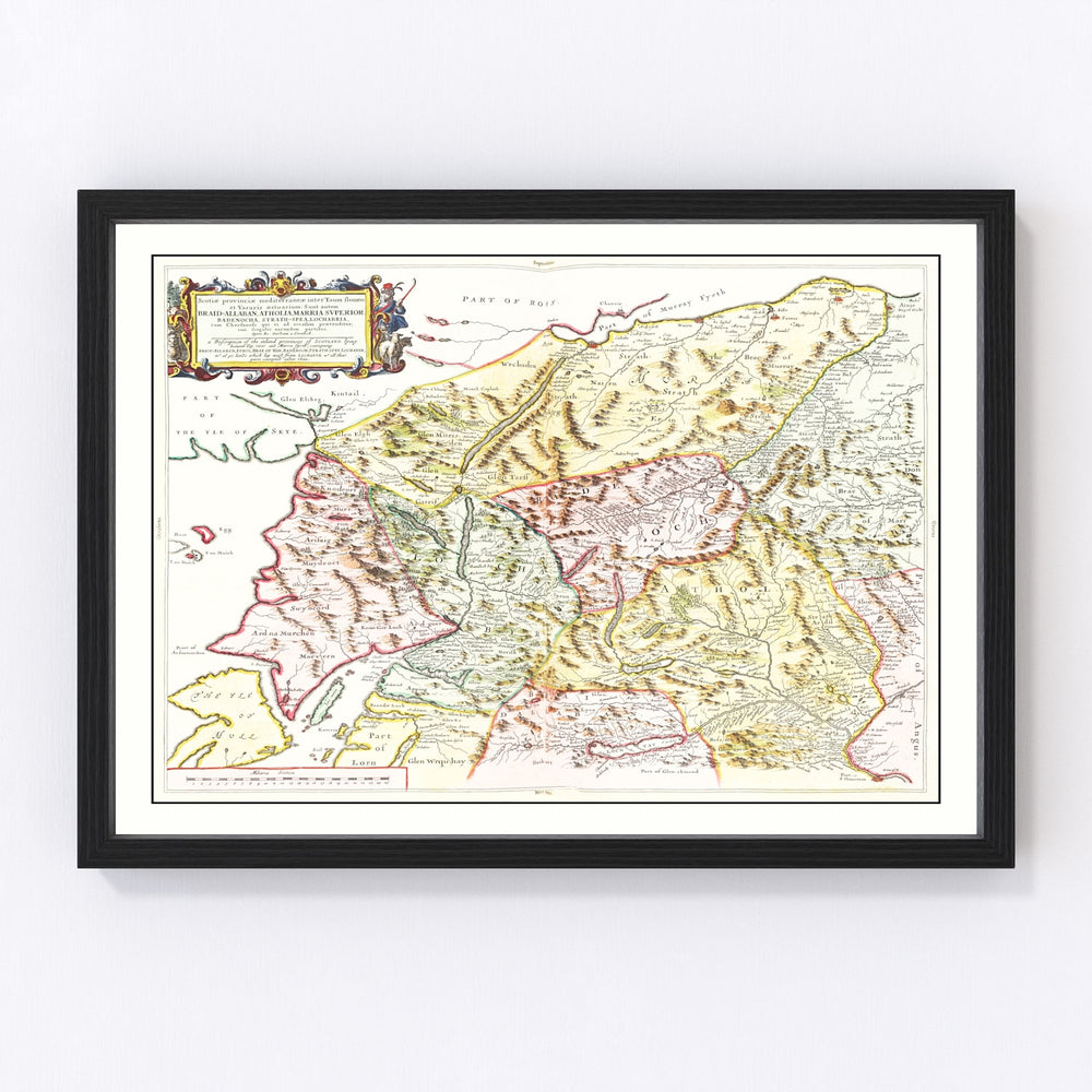 map of Loch Ness