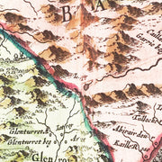Vintage Map of Loch Ness, Scotland 1665