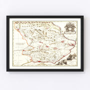 Angus Vintage Map 1665