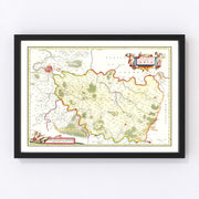 Brie Vintage Map 1665