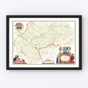 Ile-de-France Vintage Map 1665