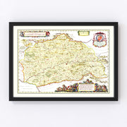 Albi Vintage Map 1665
