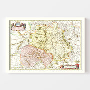 map of Auvergne
