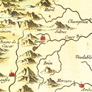old Auvergne map