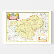 map of Bourges And N