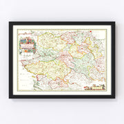 Orléanais Vintage Map 1665