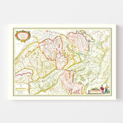 map of Switzerland