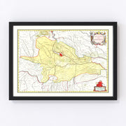 Mantua Vintage Map 1665
