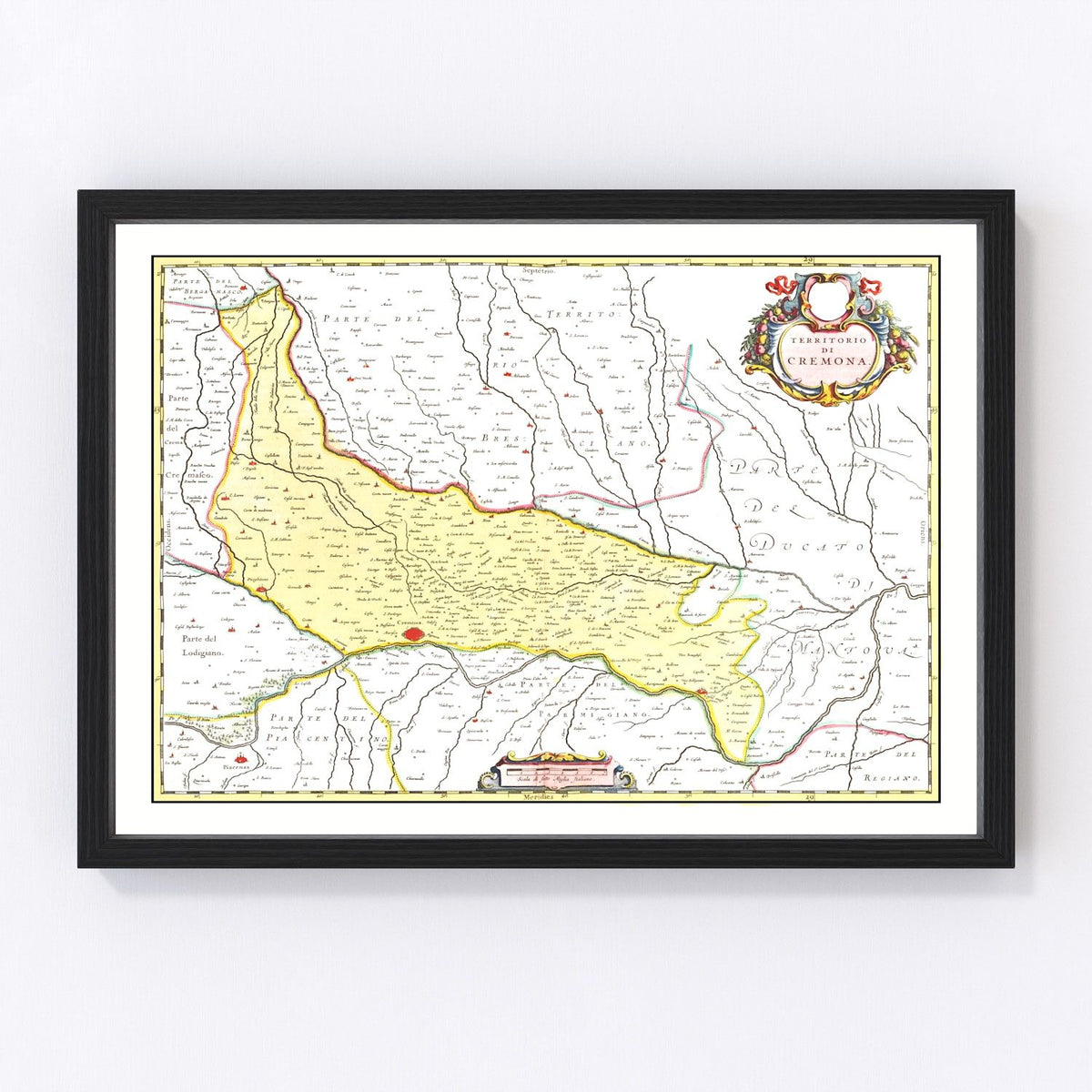 Cremona Vintage Map 1665
