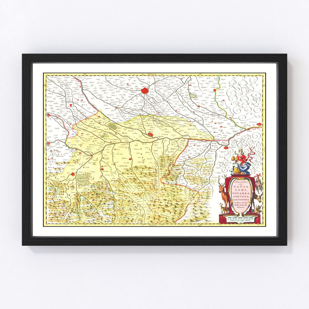 map of Lodi And Pavi