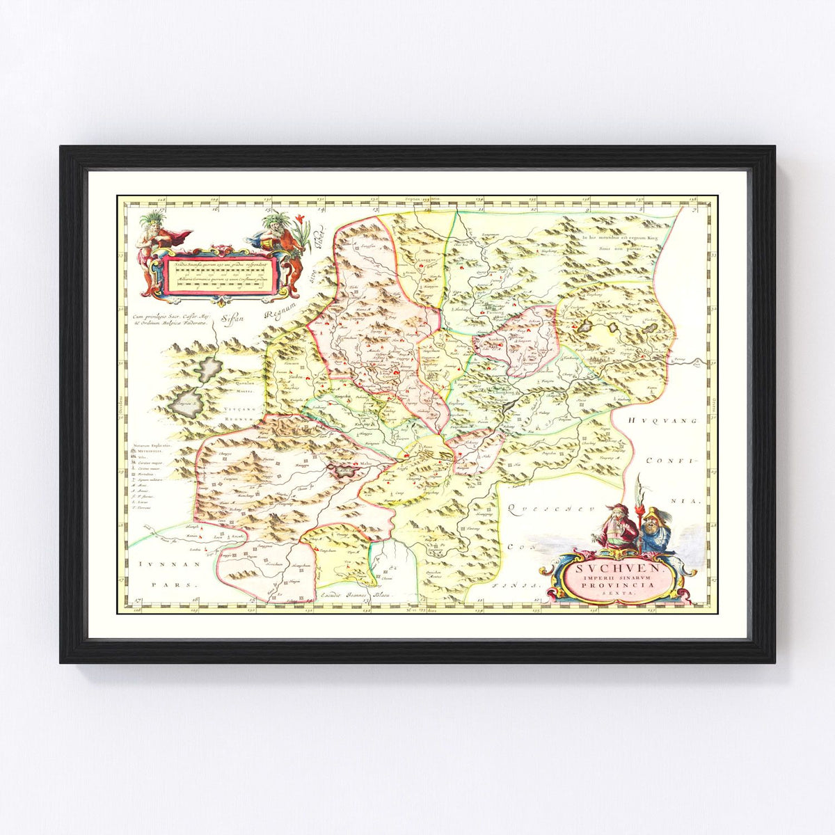 Suchen Vintage Map 1665