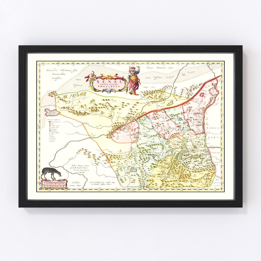 Xensi Vintage Map 1665