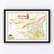Xensi Vintage Map 1665