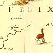 old Saudi Arabia map
