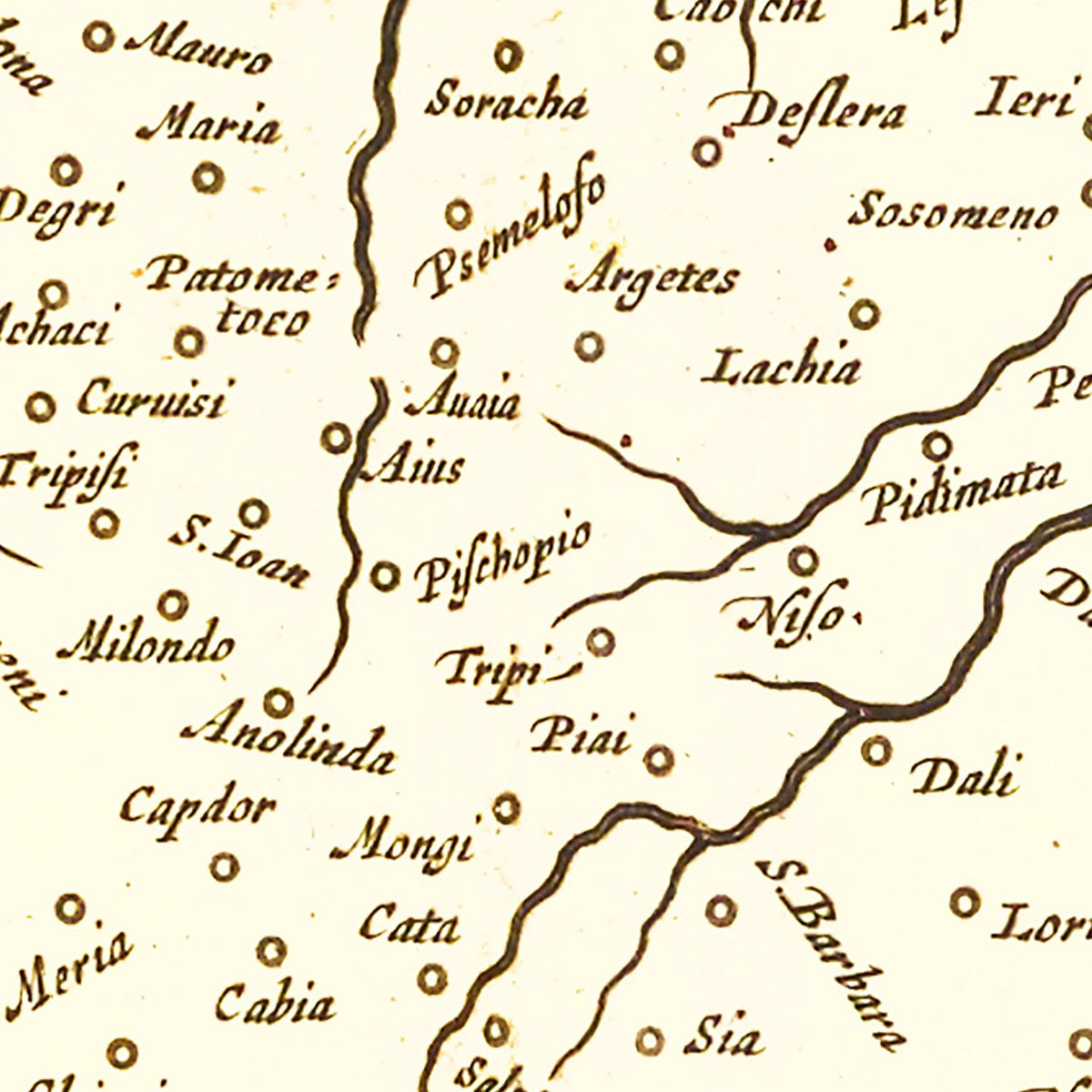 Vintage Cyprus Maps