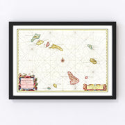 Cape Verde Vintage Map 1665