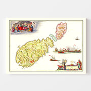 map of Malta