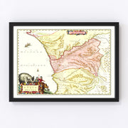 Congo Vintage Map 1665