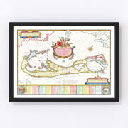 Bermuda Vintage Map 1665