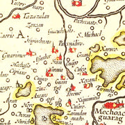 old Mexico map map