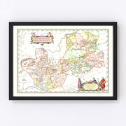 Qveichev Vintage Map 1665