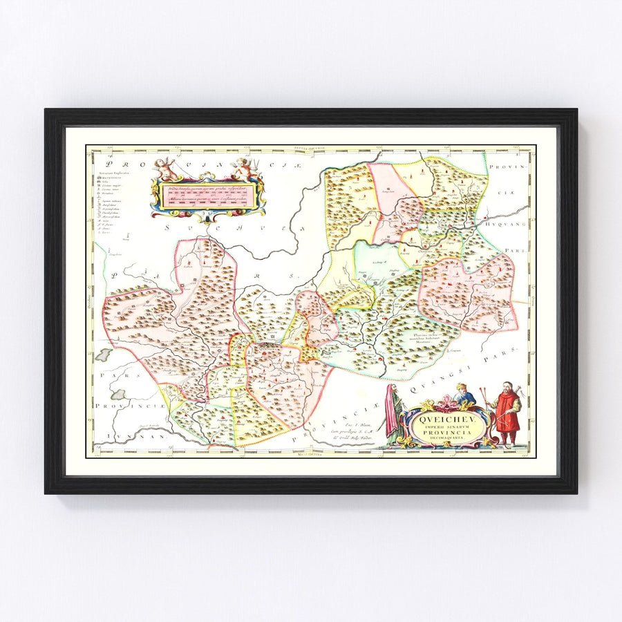Qveichev Vintage Map 1665